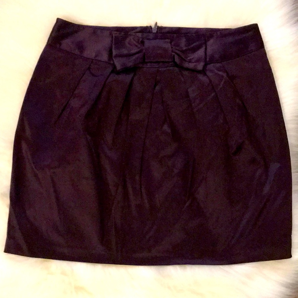 Forever 21 Purple Skirt with Bow szM